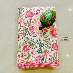 Pink Floral Dohar's