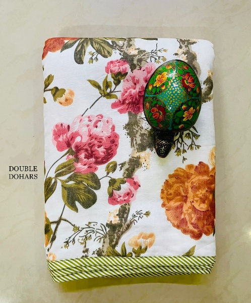 Mughal Pattern Orange Dohar’s - Image 2