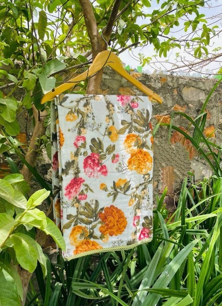 Mughal Pattern Orange Dohar’s