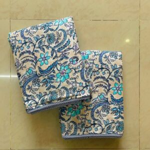 Blue Floral Print Dohar's