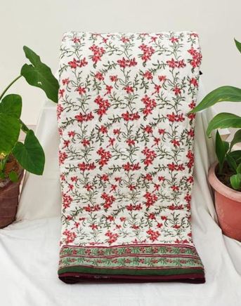 Star of Bethlehem Reversible Jaipuri Block Print Razai