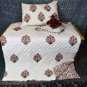 Threads Of Love Reversible Jaipuri Block Print Razai