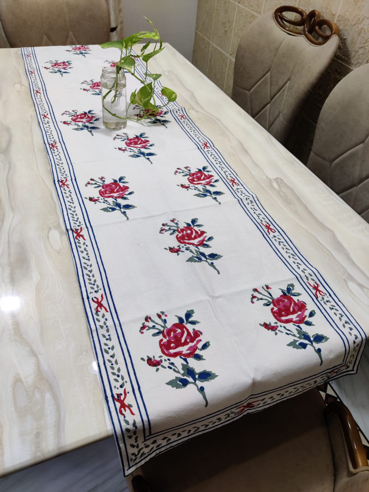 Rose Stick Table Runner