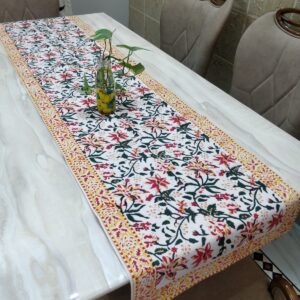 Multi-Color Floral Table Runner