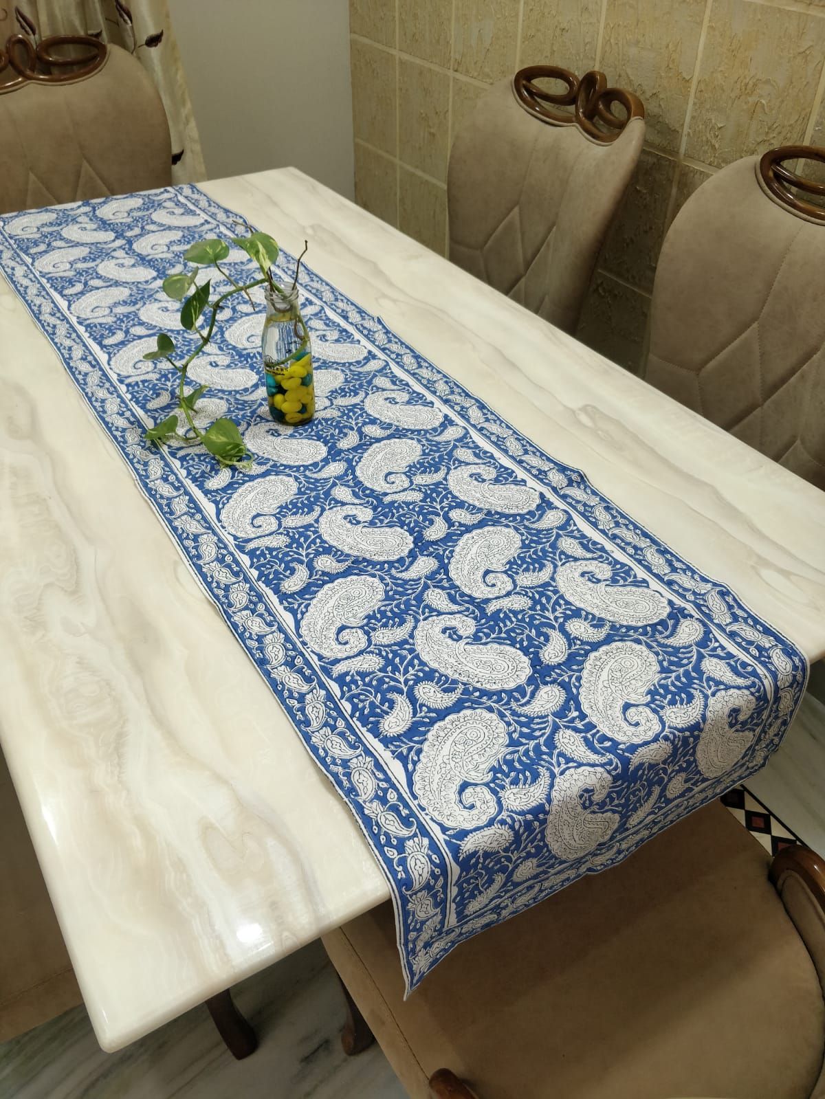 Mango Paisley Table Runner