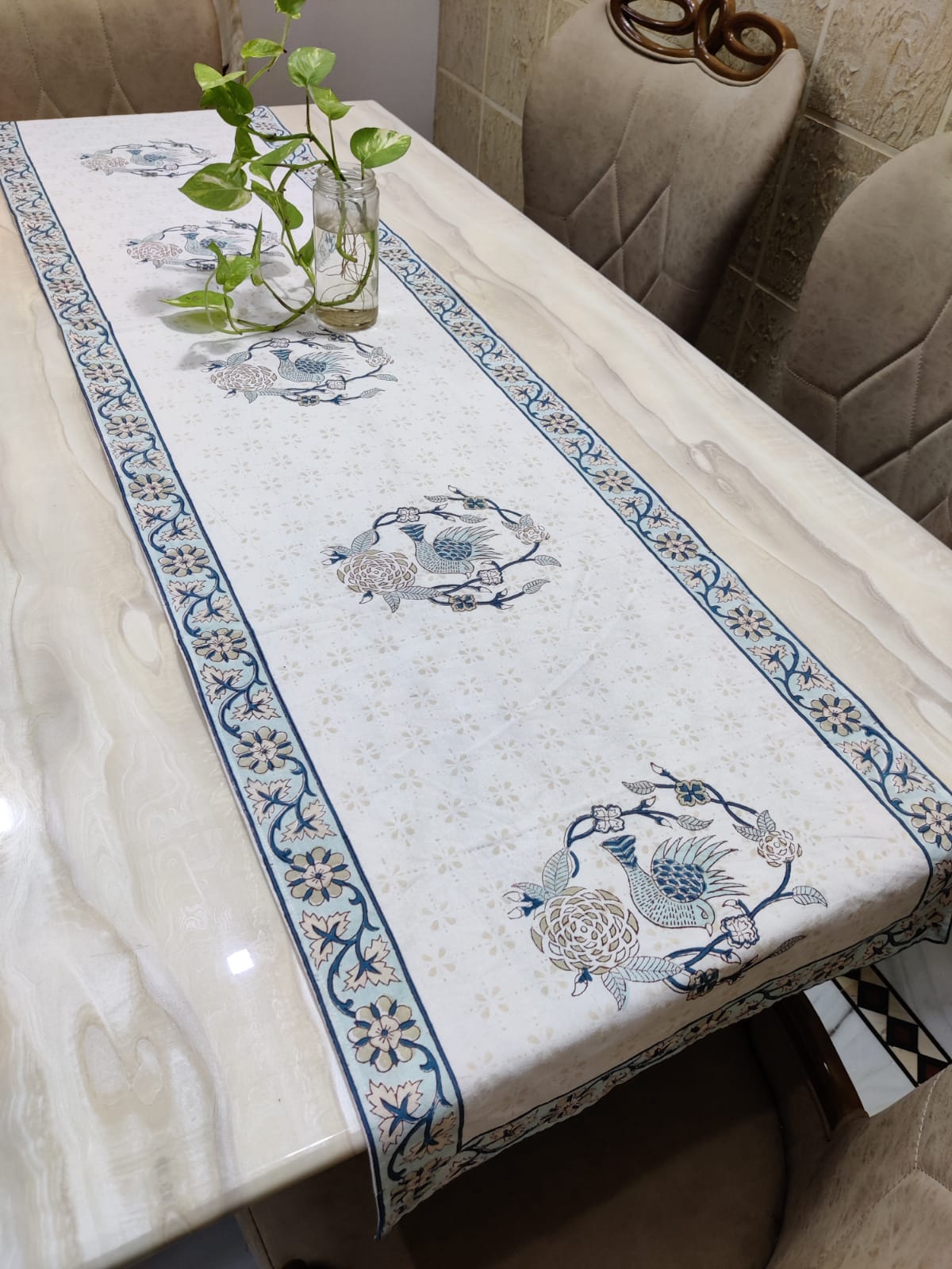 Free Bird Print Table Runner