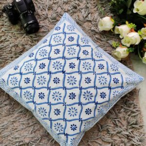 Moroccan Trellies Teal Colour Cushion Covers 16" Set of 5 pieces