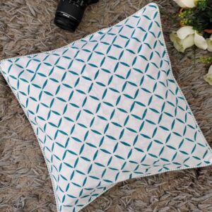 Bricks In Blue Colour Cushion Covers 16" Set of 5 pieces