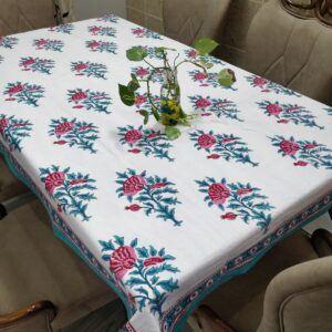 Rose Stick Table Cloth (6 Seater Table)