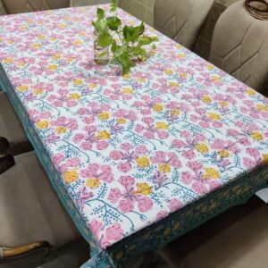 Blooming Meadow Table Cloth (6 Seater Table )