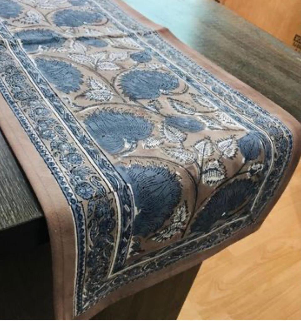 Lotus Cotton Table Runner - Image 3