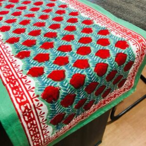 Red Roses Print Table Runner