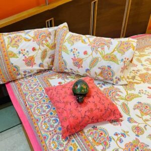 Lilly Motif DB Bedsheet's – Queen