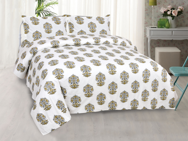 Floral Fountain DB Bedsheets- King - Image 2
