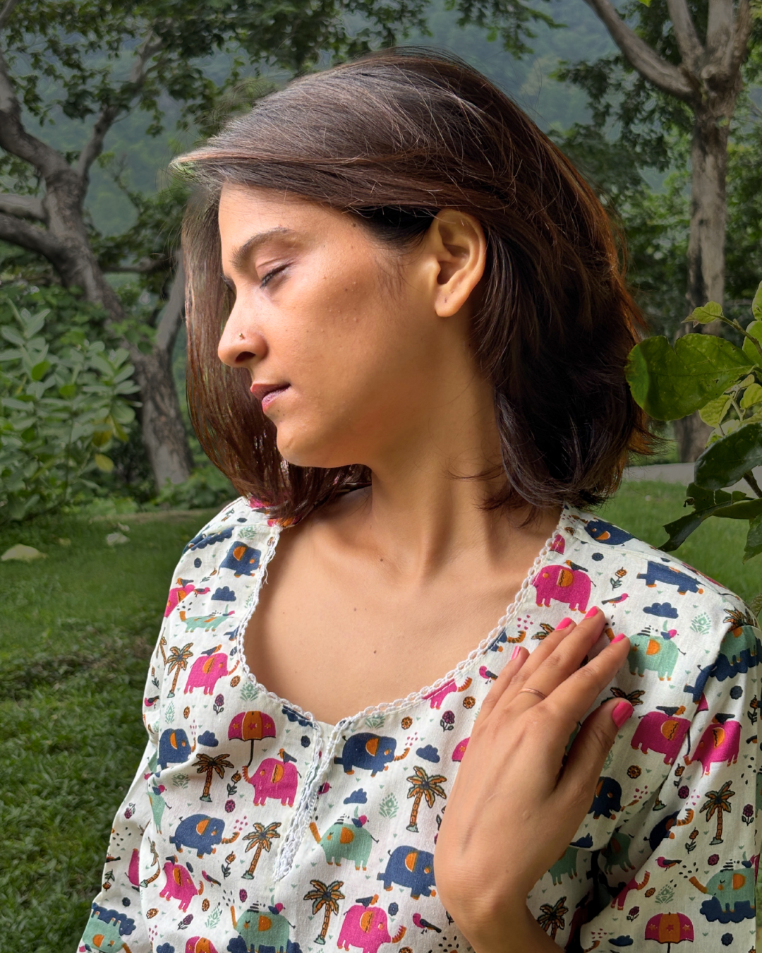 Jaipur - Printed Short Kurti 5 Jaipur - Printed Short Kurti - Image 3