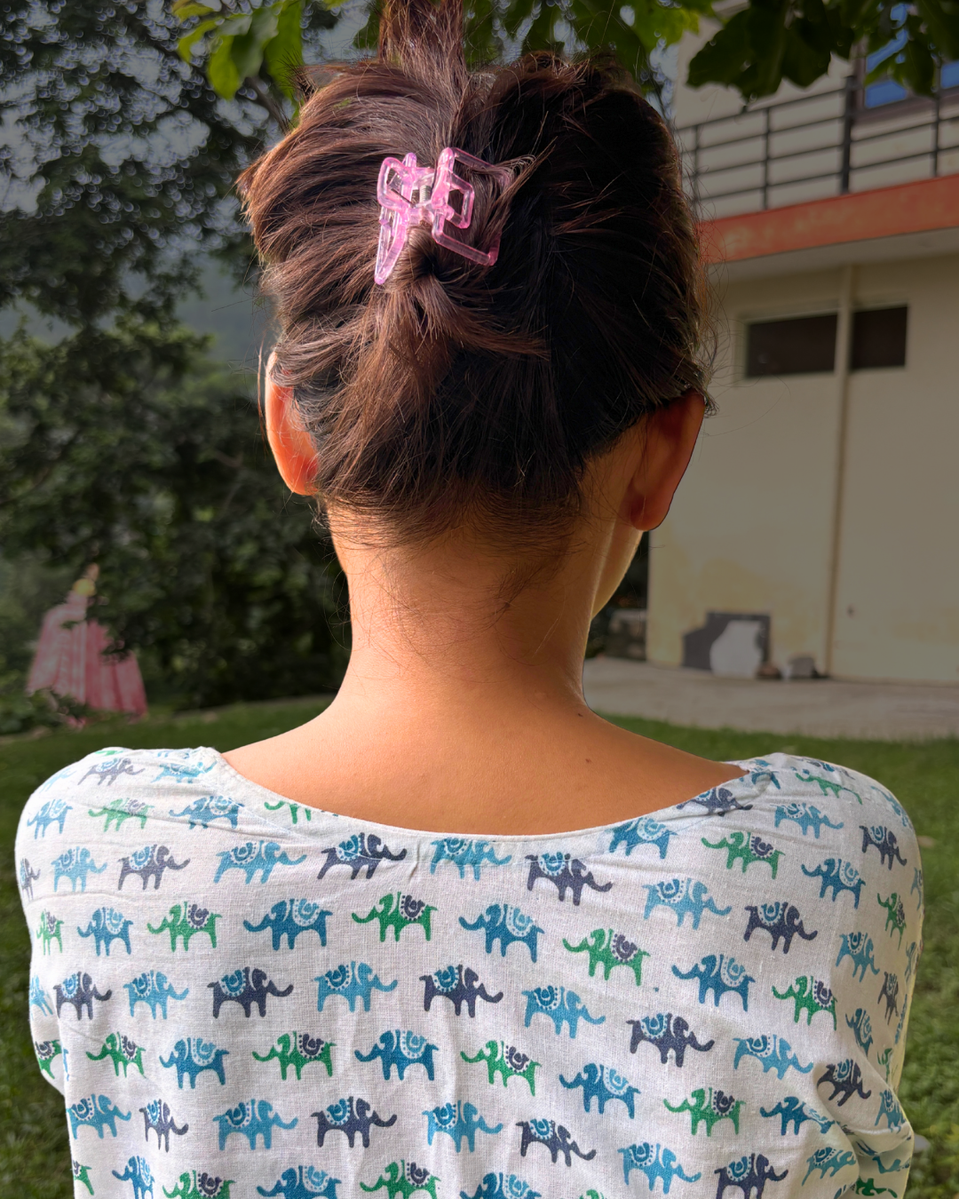 Kinda White - Printed Short Kurti - Image 3