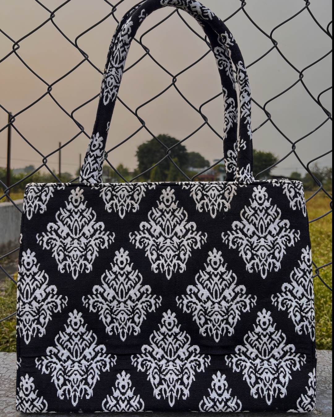 Kaalika Tote Bag | Hand Embroidered, Multicolor, Lightweight Build 3 Kaalika Tote Bag | Hand Embroidered, Multicolor, Lightweight Build - Image 2