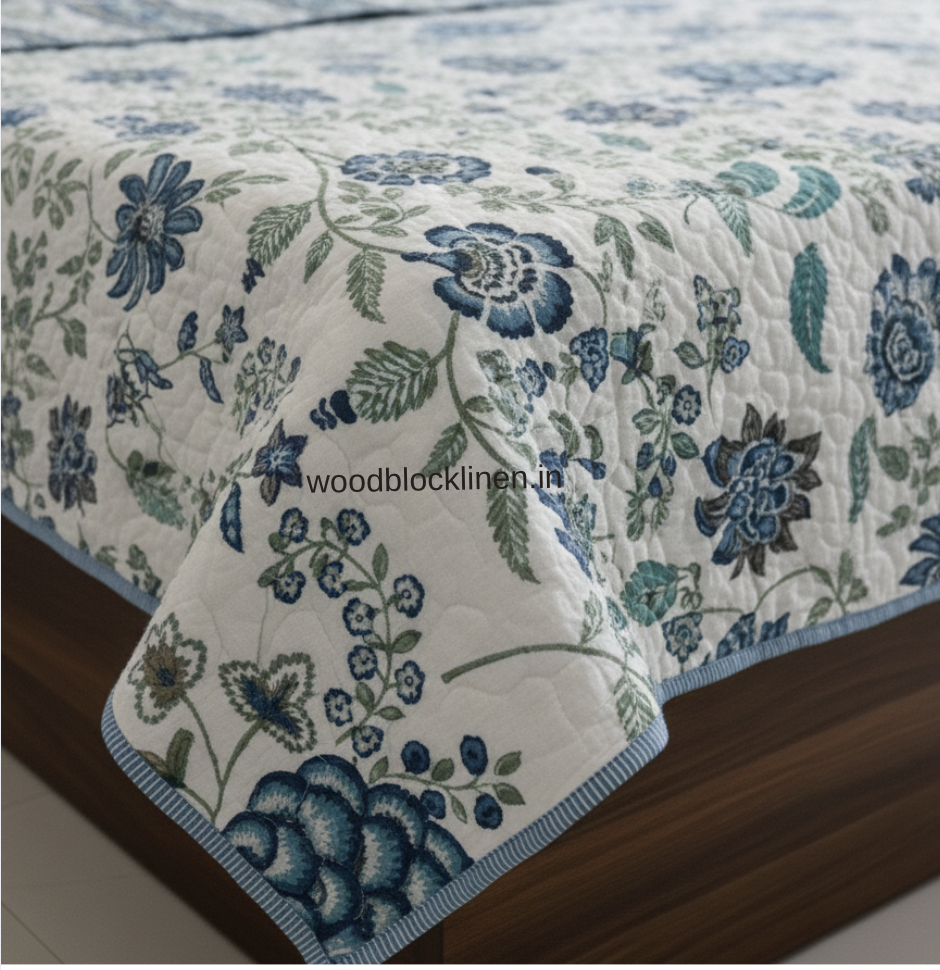 Aura Reversible Quilted Bedcover 9 Aura Reversible Quilted Bedcover - Image 5