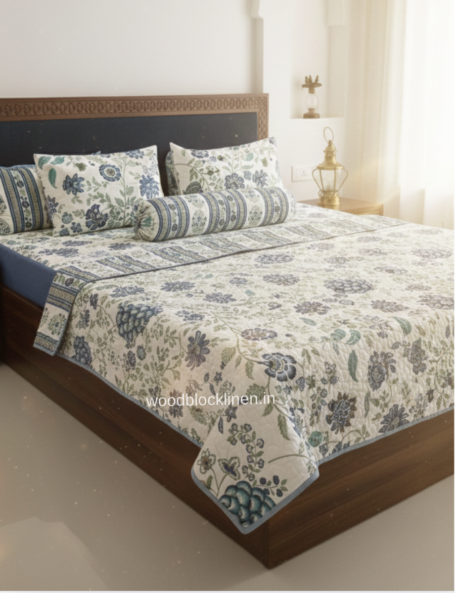 Aura Reversible Quilted Bedcover 3 Aura Reversible Quilted Bedcover - Image 2