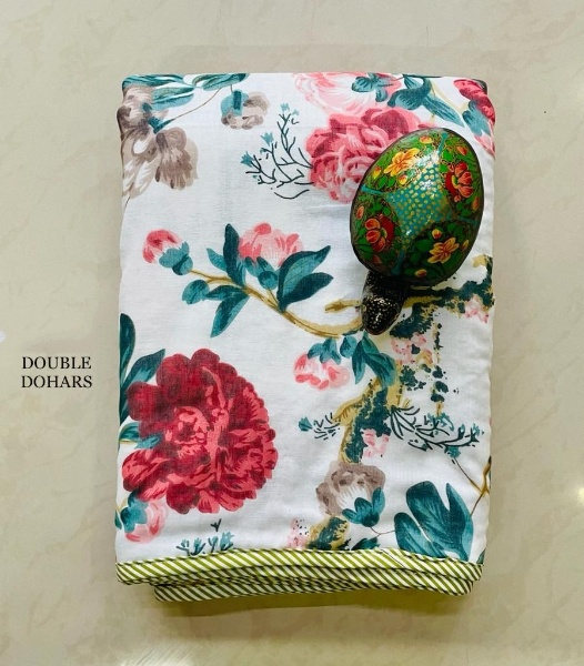 Mughal Pattern Red Dohar’s 3 Mughal Pattern Red Dohar’s - Image 2