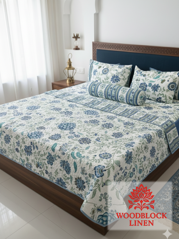 Aura Reversible Quilted Bedcover - Image 5