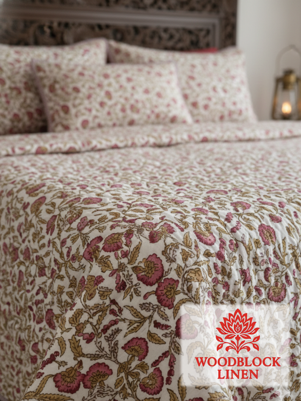 The Aangan Quilted Bedcover 3 The Aangan Quilted Bedcover - Image 2