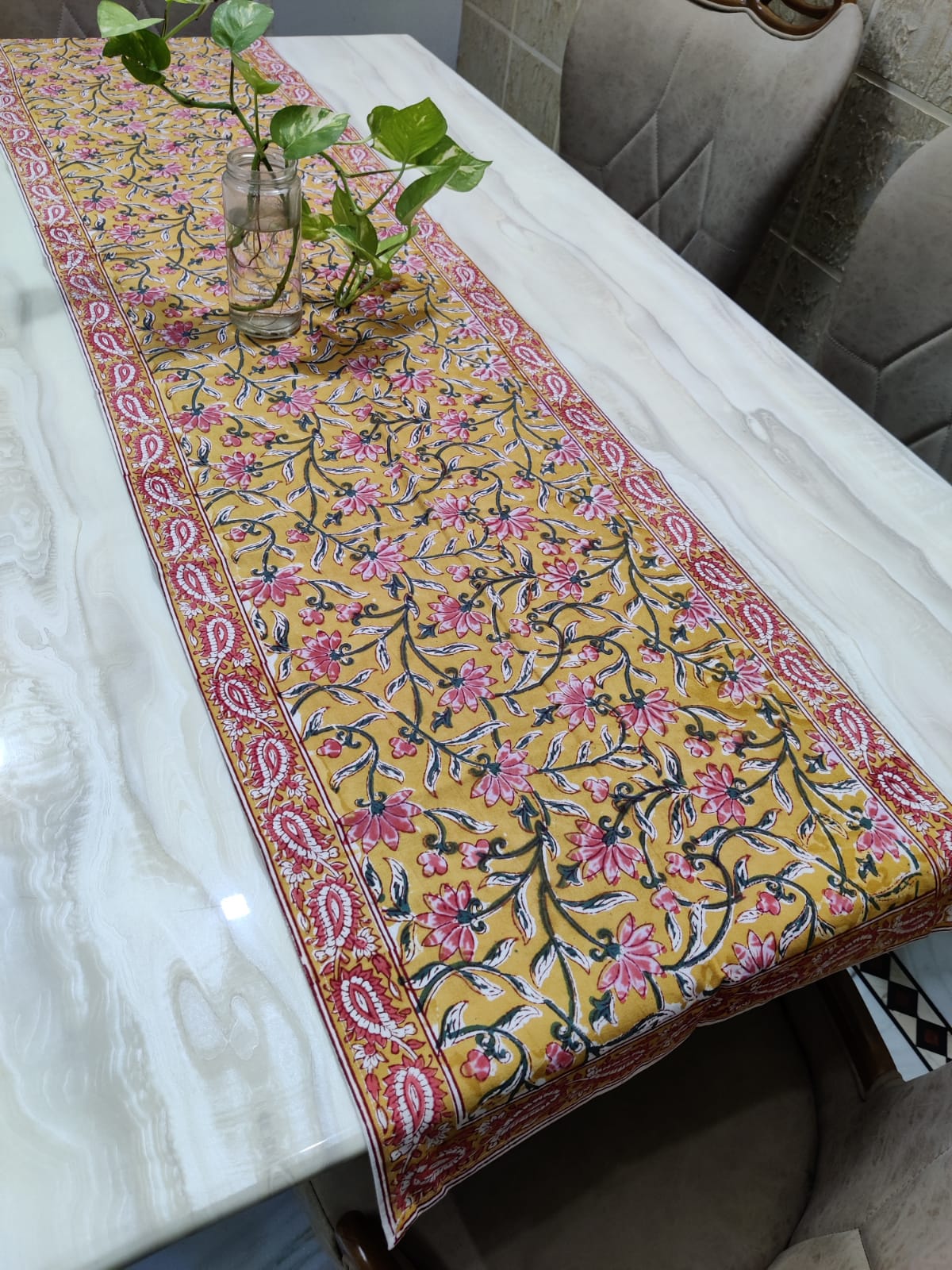 Multi-Color Floral Table Runner - Image 2