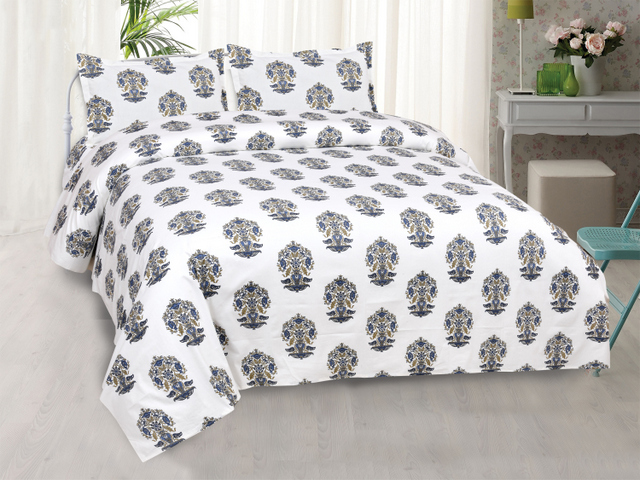 Floral Fountain DB Bedsheets- King - Image 3