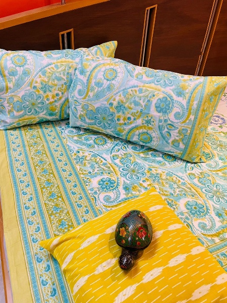 Floral Print DB Bedsheet’s – Queen - Image 3