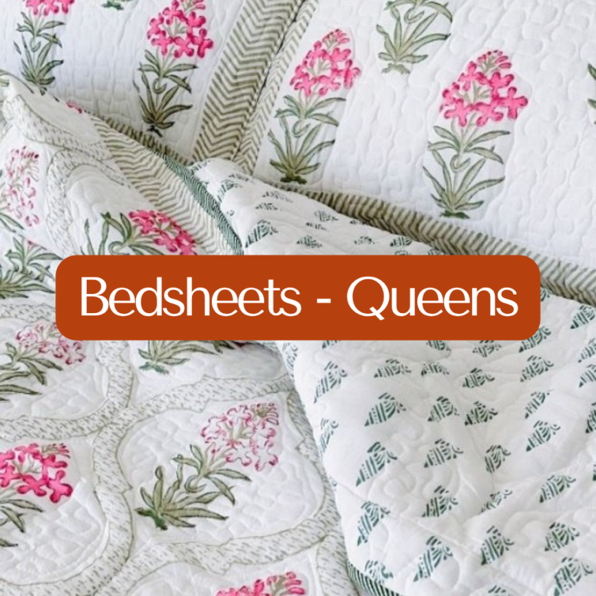 Jaipuri Bedsheet - Queens