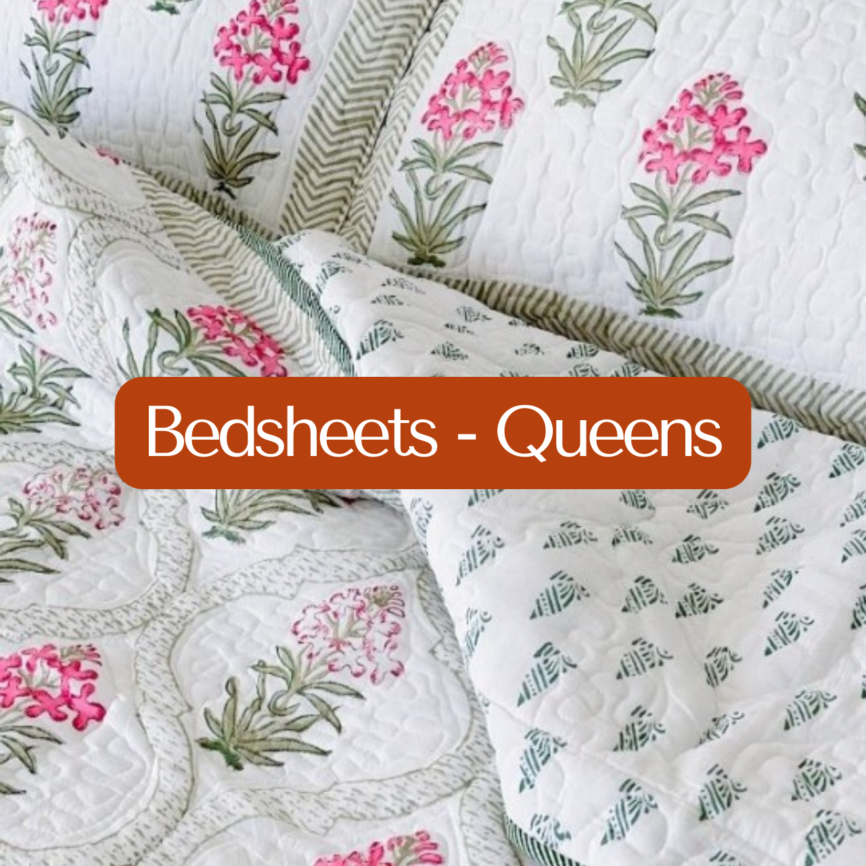 Jaipuri Bedsheet - Queens